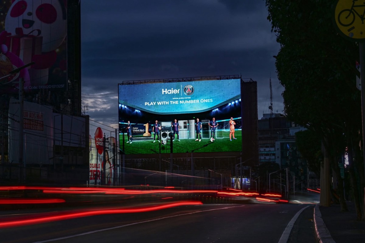 Haier lights Up EDSA with Paris Saint-Germain Partnership to Welcome&nbsp;2026