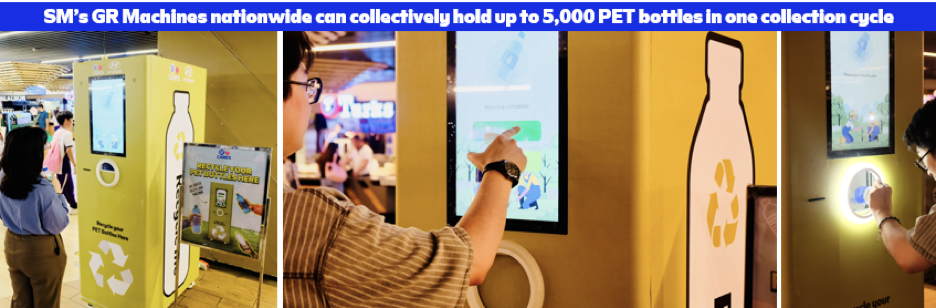 Feed Your Empty PET Bottles into SM’s New Green Recycling&nbsp;Machines