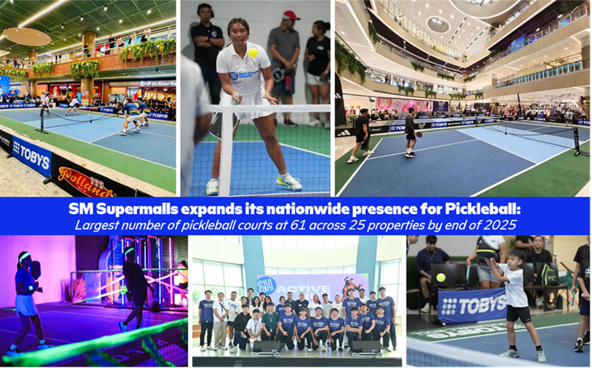 SM Supermalls expands its nationwide presence for&nbsp;Pickleball