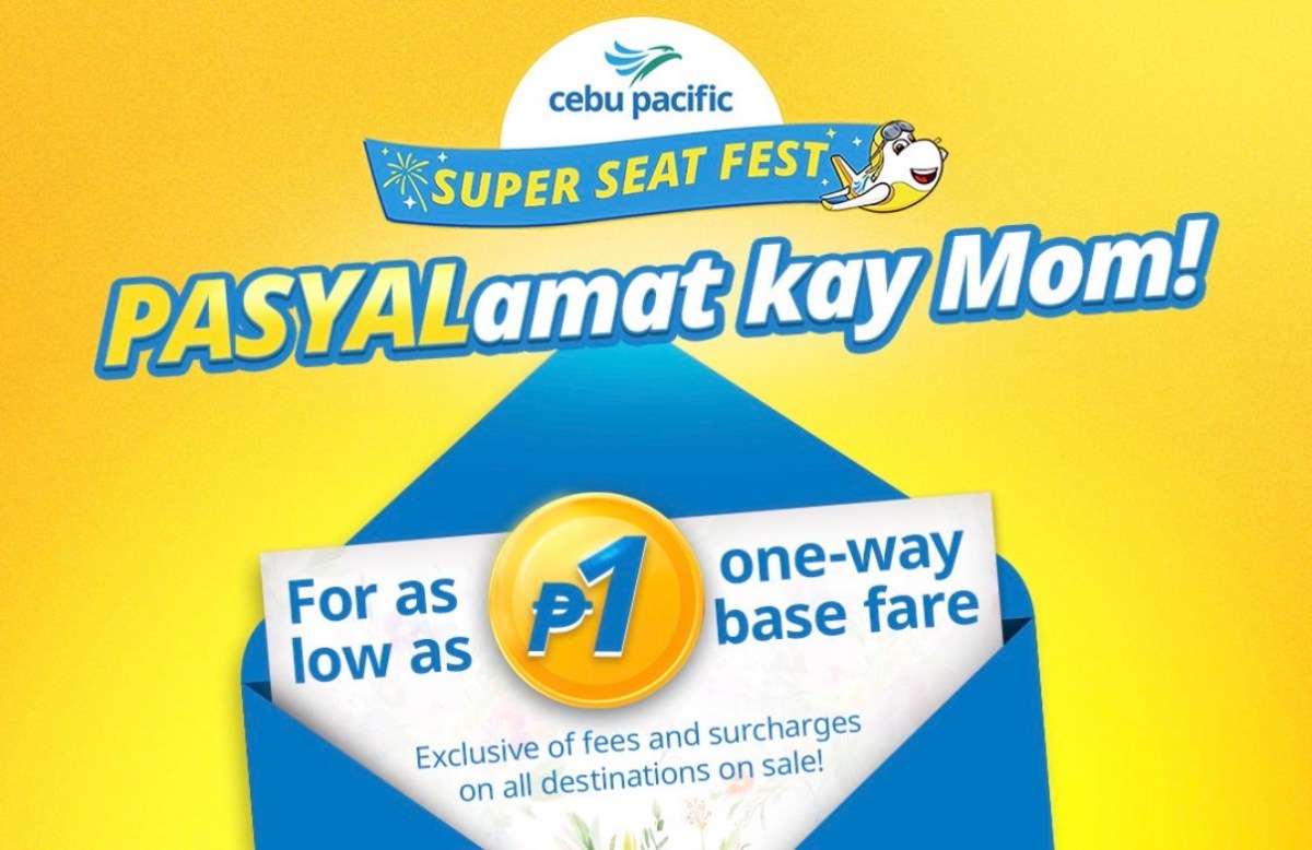 Cebu Pacific&nbsp;Celebrates Mother’s Day with Piso&nbsp;Sale
